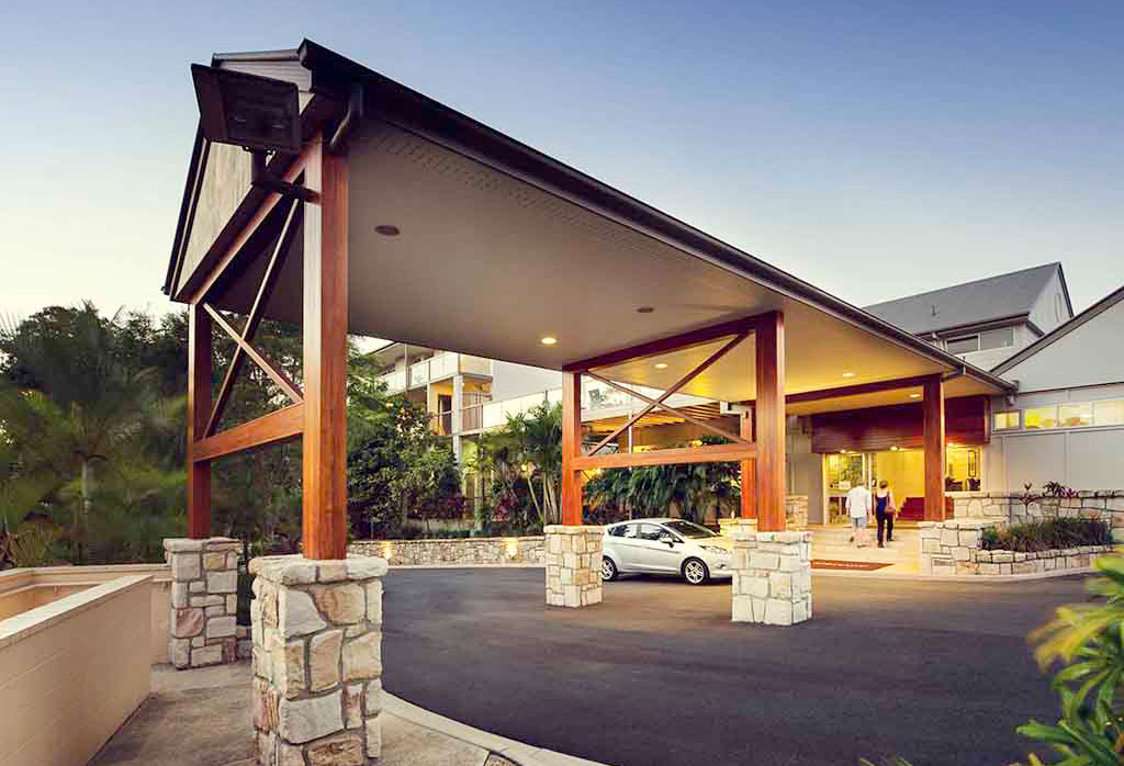 Exterior of the property from water view